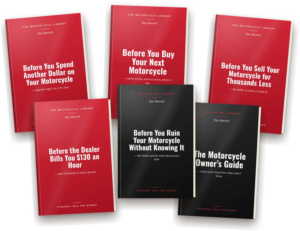 The Motorcycle Library: all six guides